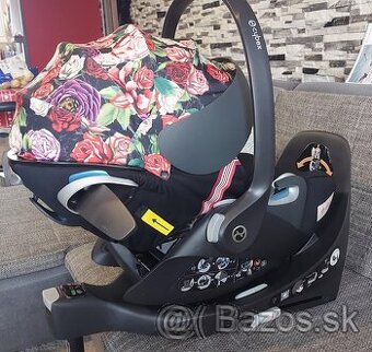 Cybex Cloud Z i-Size Spring Blossom Dark autosedacka vajicko - 8