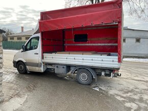 Prenájom skriňovej a plachtovej dodávky Mercedes Sprinter - 8