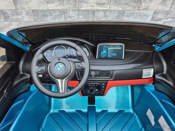 ⏩ Elektrické autíčko BMW X6M - lakované - modré - 8