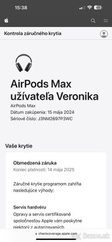 Apple Airpods MAX v záruke - 8