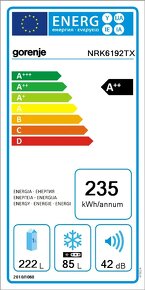 Predaj voľne stojaca chladnička s mrazničkou - 8