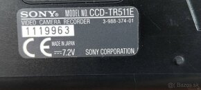 Videokamera Sony CCD  TR511E - 8