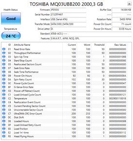 Externý HDD WD / Lacie / Toshiba / Seagate 1 / 1,5 / 2TB - 8