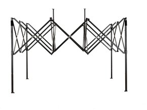 Skladací párty stan altan slnečník 3x4,5m s bočnou plachtou - 8