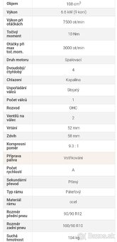 Skúter Honda lead NHX 110 - 8