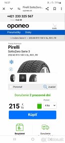 Pirelli Sottozero 3 255/40 R19 rok 24/22 - 8