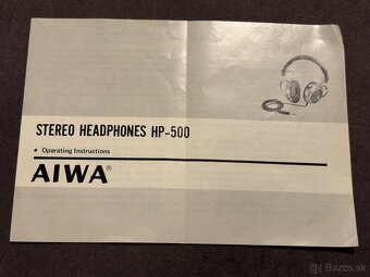 Aiwa HP-500 stereo Headphones Vintage 1979 - 8