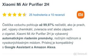 Cisticka vzduchu Xiaomi Mi Air Purifier 2H s HEPA filtrom - 8