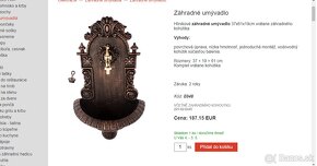 nove,kovove zahradne umyvadlo 61cm - Medene - 40% - 8