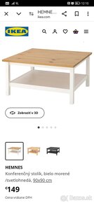 HEMNES Konferenčný stolík IKEA - 8