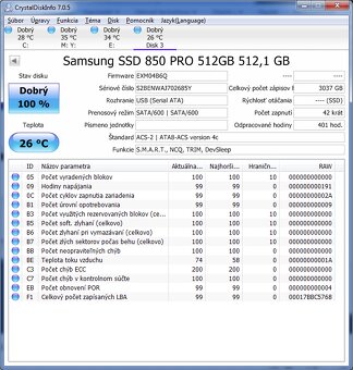 Samsung SSD 850 Pro 512GB - 8