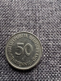 Nemecko - 50 Pfennig 7 ks : 1950, 1966, 1979, 1990, 1992 - 8