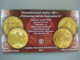 Predám Nezrealizované motívy zberateľských mincí - 100€ - 8
