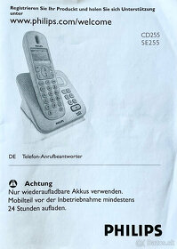 Telefón Philips CD 255 s odkazovačom - 8
