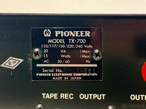 PIONEER TX-700 …. FM/AM Stereo Tuner - 8