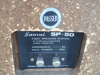 REPRO vintage 2-pasmove SANSUI 50x32,5x25cm = Japan - 8