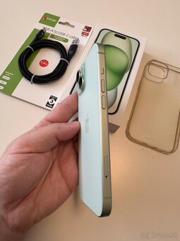 Predám vymením Iphone 15 Green 128GB v záruke - 8