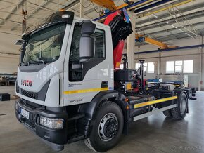 NOVÉ IVECO 180E28 NOSIČ KONTAJNERU A RUKA HMF 1620 - 8