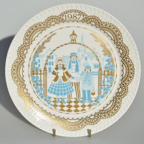 Vianoce - 5 ks Porcelánové taniere z Anglicka - 8