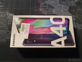 Samsung Galaxy A40 64GB Black (Dual SIM + MicroSD) TOP stav - 8