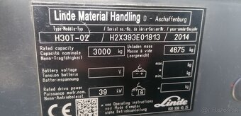 LINDE H30T-02 triplex, boční posuv - 8