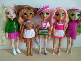 Šiltovky šaty pre bábiky rainbowhigh barbie overal bolerko k - 8