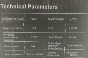 Bluetooth Reproduktor v plamenném designu s LED nové - 8