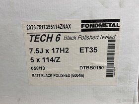 5x114,3 R17 7,5J ET35 Fondmetal TECH 6 - 8