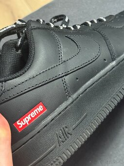 Nike Air Force 1 Supreme black - 8