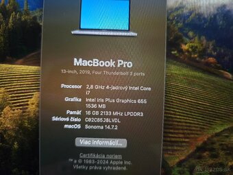 Macbook pro 2019 intel core i7 16gb ram 256gb ssd disk noteb - 8