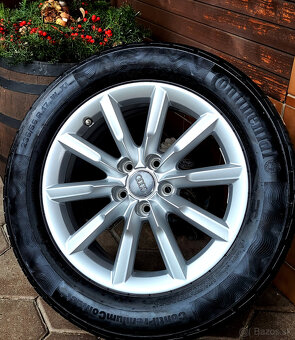 alu R17 5x112, letné pneu 235/55, orig. Audi Q3 + VW Tiguan - 8