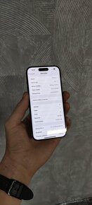 Apple iPhone 15 Pro 128GB - 98% batéria - 8