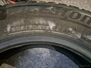 205/60 r16 zimné 4 ks BRIDGESTONE dezén 7,3-6,1 mm DOT2018 - 8