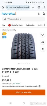 Zimné pneumatiky 215/55r17 CONTINENTAL, DOT2022 - 8