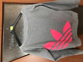 ADIDAS originál damska mikinka neon logo L - 8