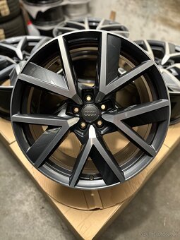 Nepoužité hliníkové disky 5x112 R20 VW Braga - Touareg RLine - 8