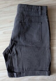 Rifľové šedé a modré krátke nohavice, M/L - 8