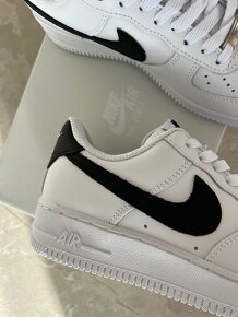 Nike Air Force 1 bielo čierne tenisky - 8