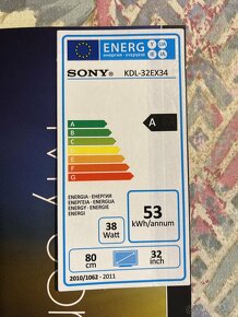 LCD TV SONY KDL 32EX340 - 8