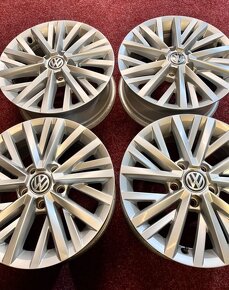 5x112 R16 originál alu disky Volkswagen T-Roc - TOP STAV - 8