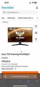 Asus Monitor Herný 165hz - 8