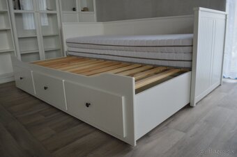 Rozkladacia posteľ s úložným priestorom  Hemnes - 8