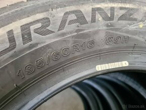 195/60r16 letné 4 ks BRIDGESTONE dezén 7,5-7,2 mm - 8