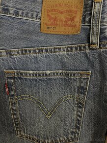 Levi's 501 CT nízky pás W24 L32 boyfriend/rovné - 8