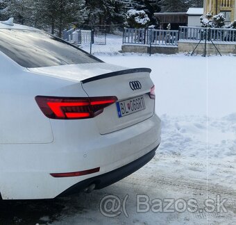 AUDI A4 S4 RS4 B9 spoiler kridlo lipko na hranu kufra - 8