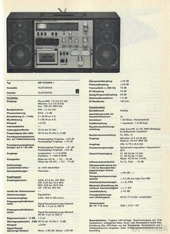 TELEFUNKEN HIFI STUDIO 1M - 8