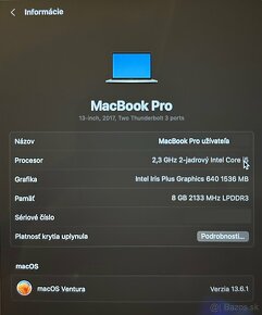 Apple MacBook Pro 13" 2017 - 8