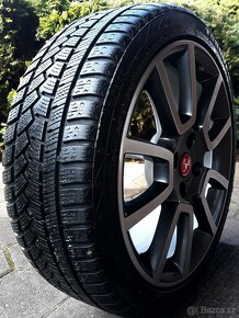 alu R17 4x100, zimné pneu 205/45, orig. Fiat 500 - 8