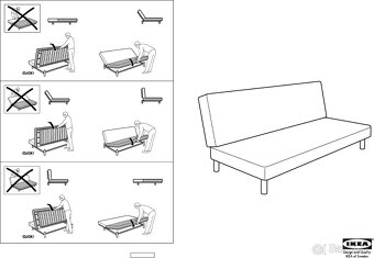 Rozkladacia posteľ Ikea Beddinge - 8