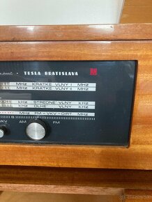 Retro rádio a gramofón tesla,  czechoslovakia bratislava - 8